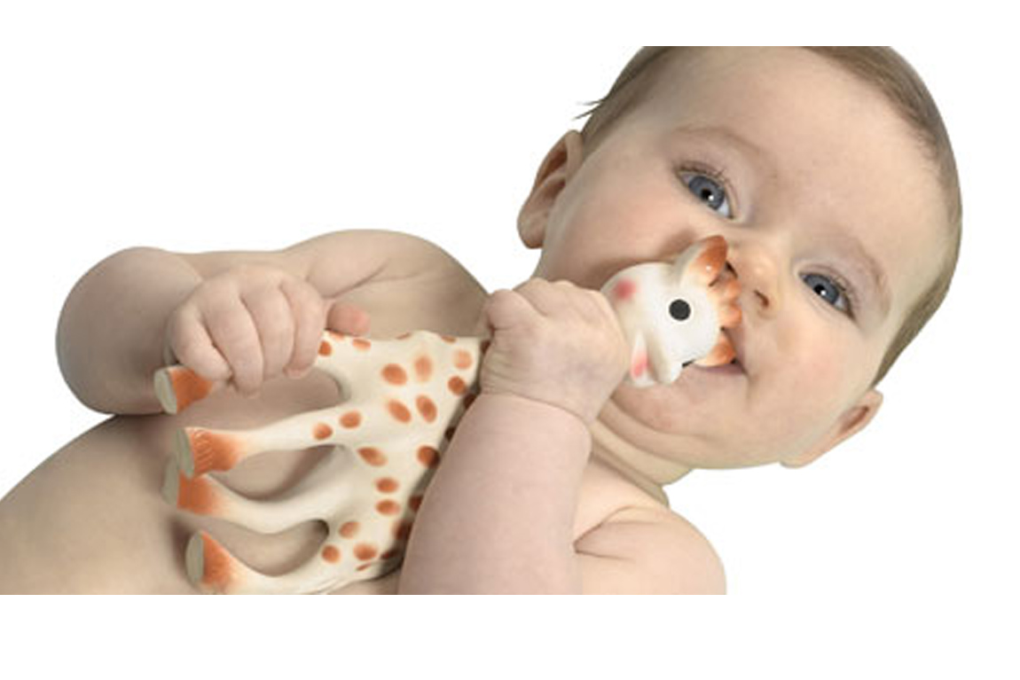 De la moisissure dans le jouet Sophie la girafe?